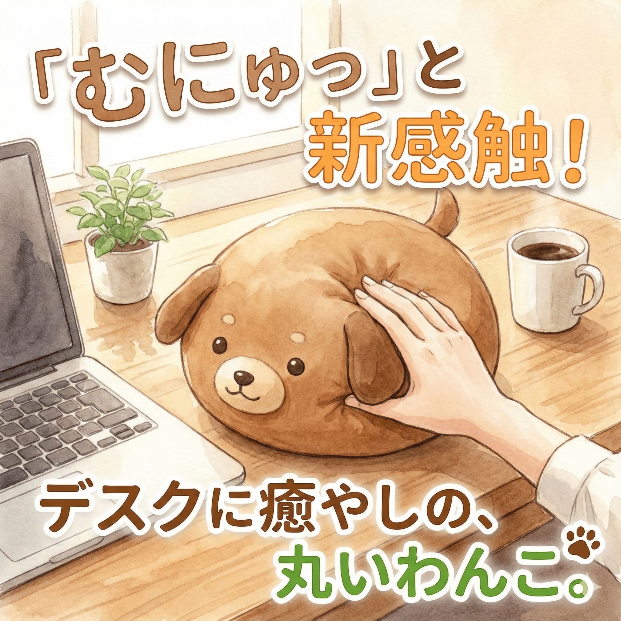 とろける犬クッション