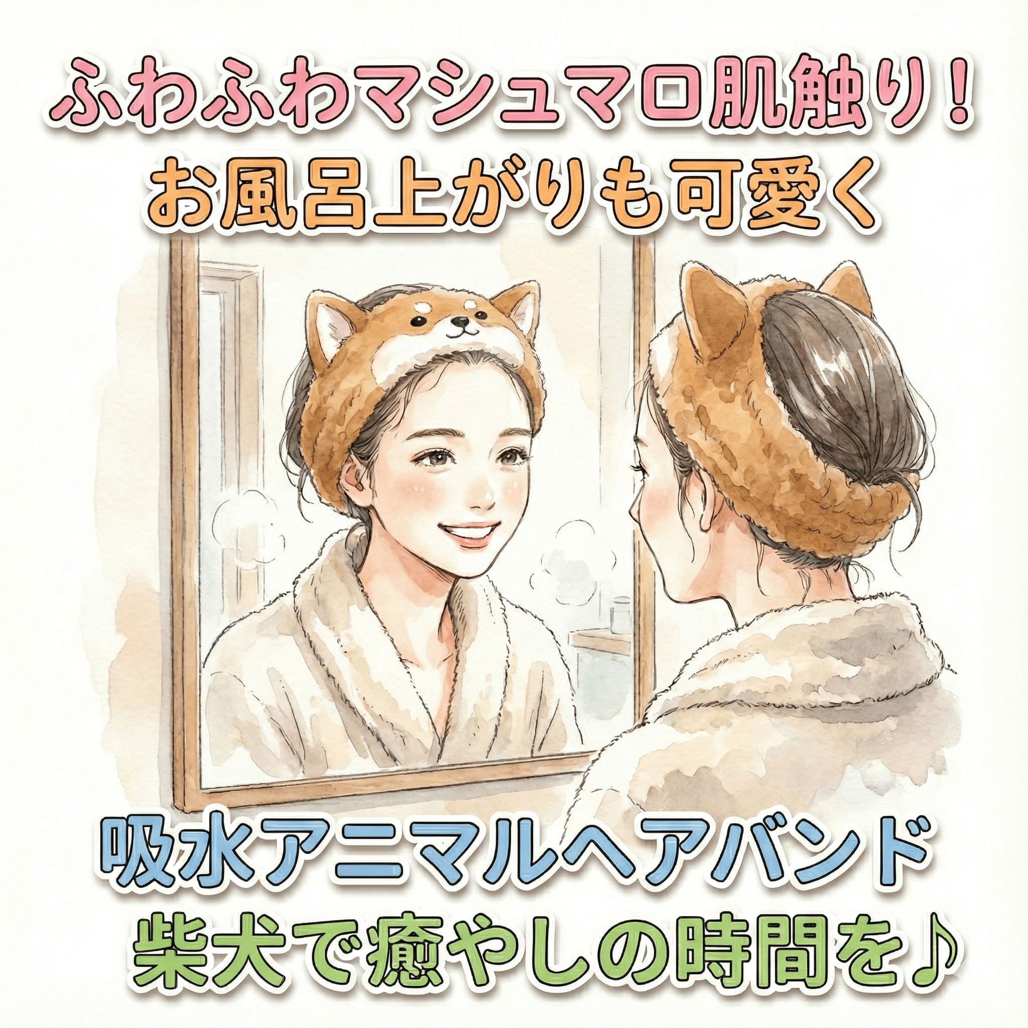 洗顔中も動物になりきるバンド