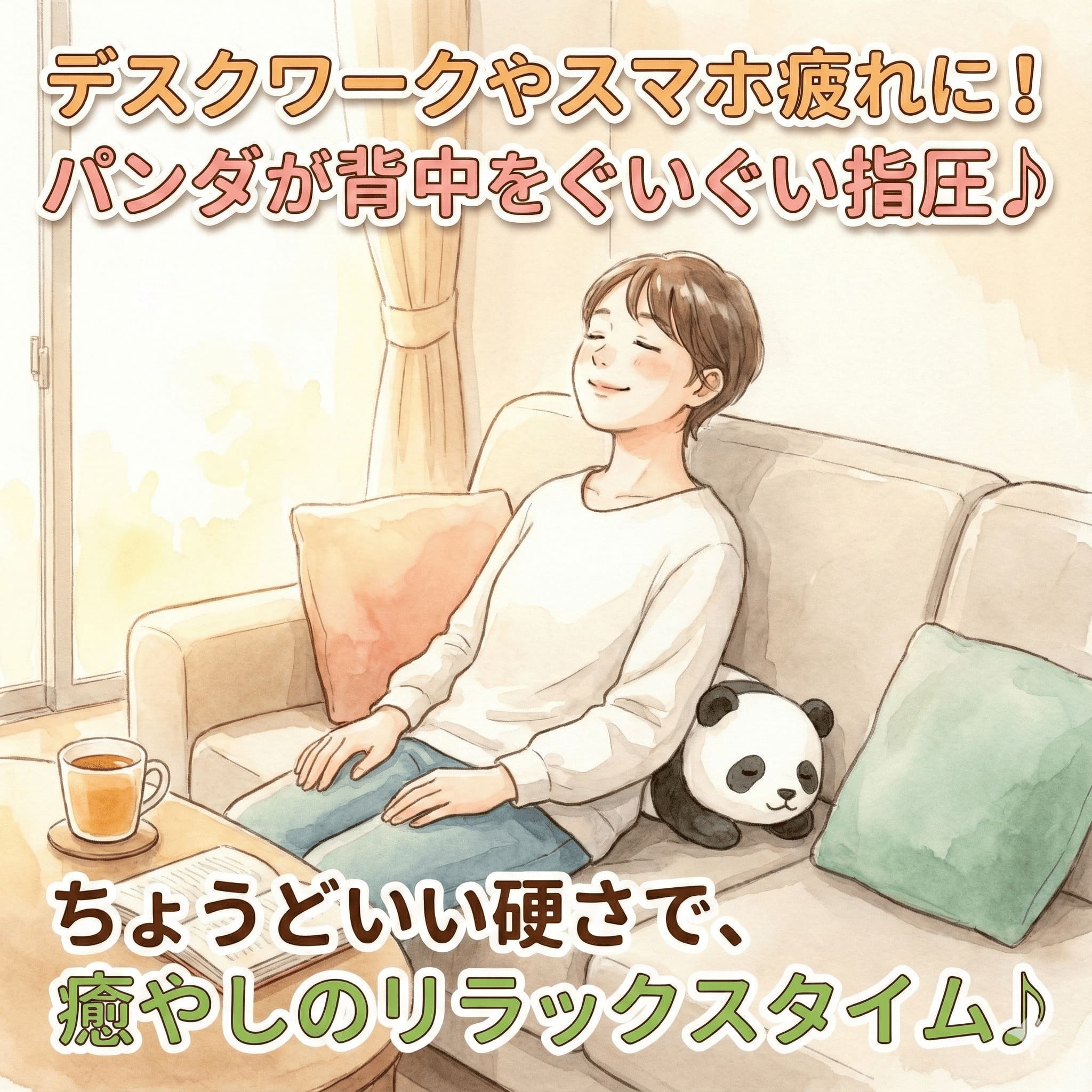 ツボをグイッ！動物のマッサージ