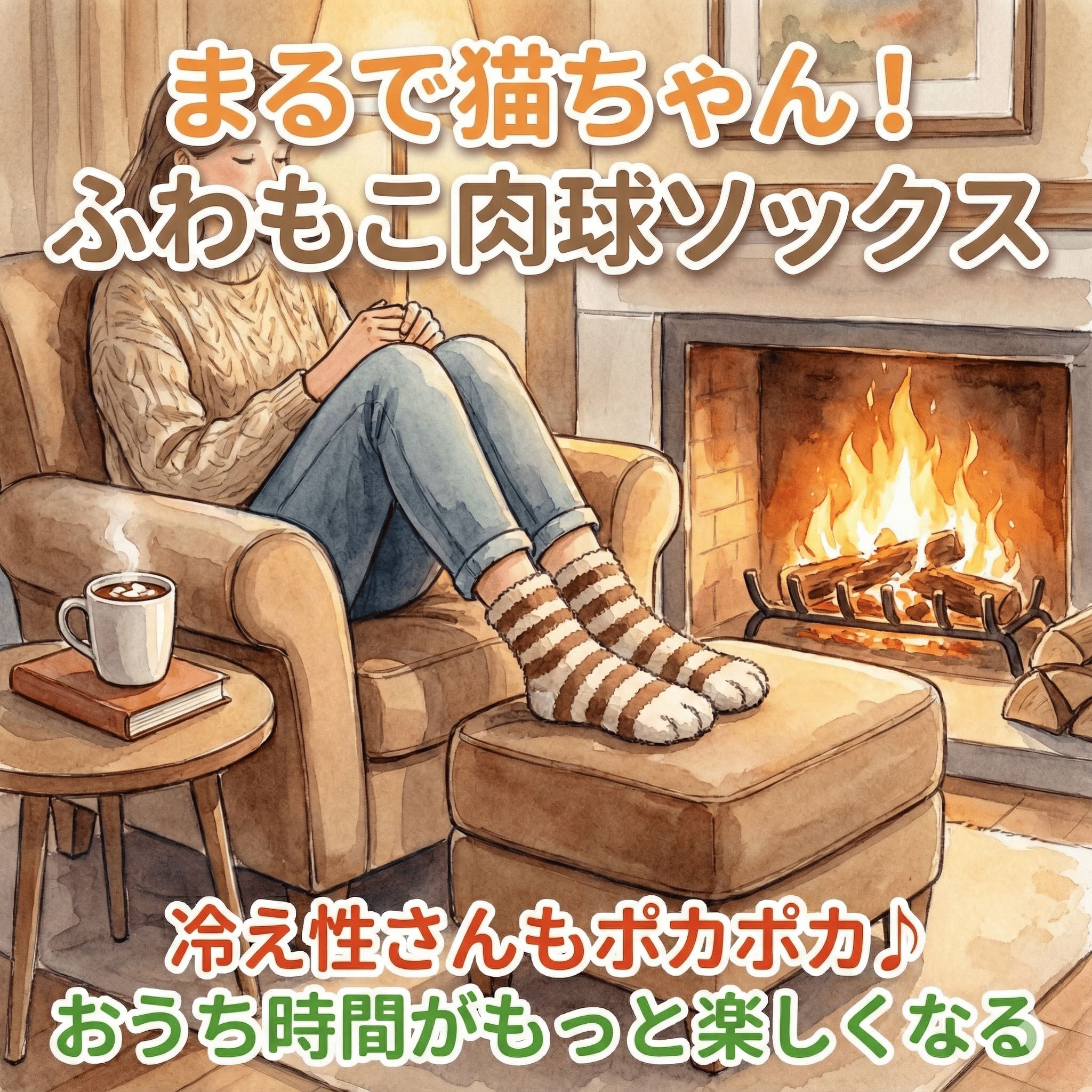 靴を脱ぐと見える！動物ソックス