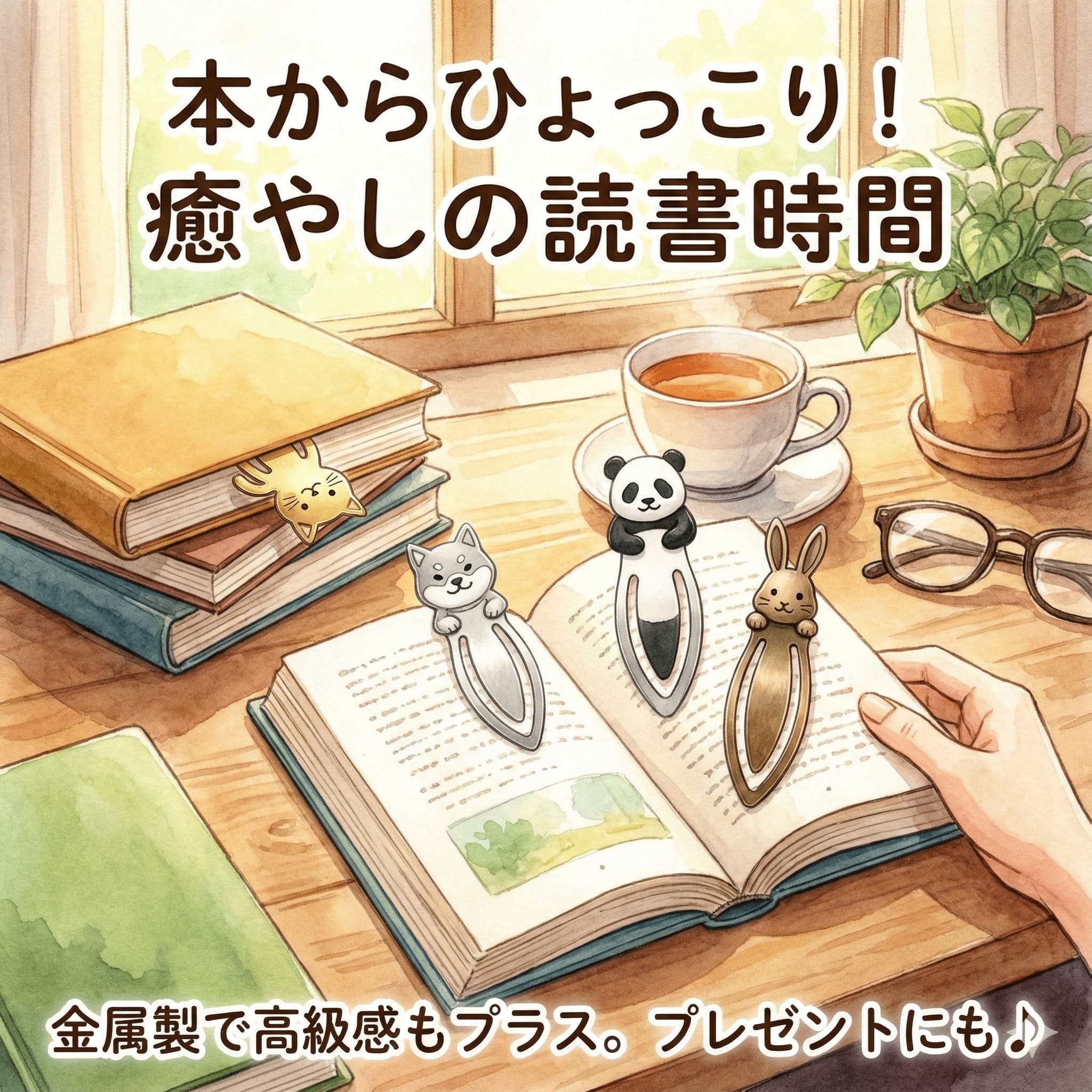 動物型のしおり