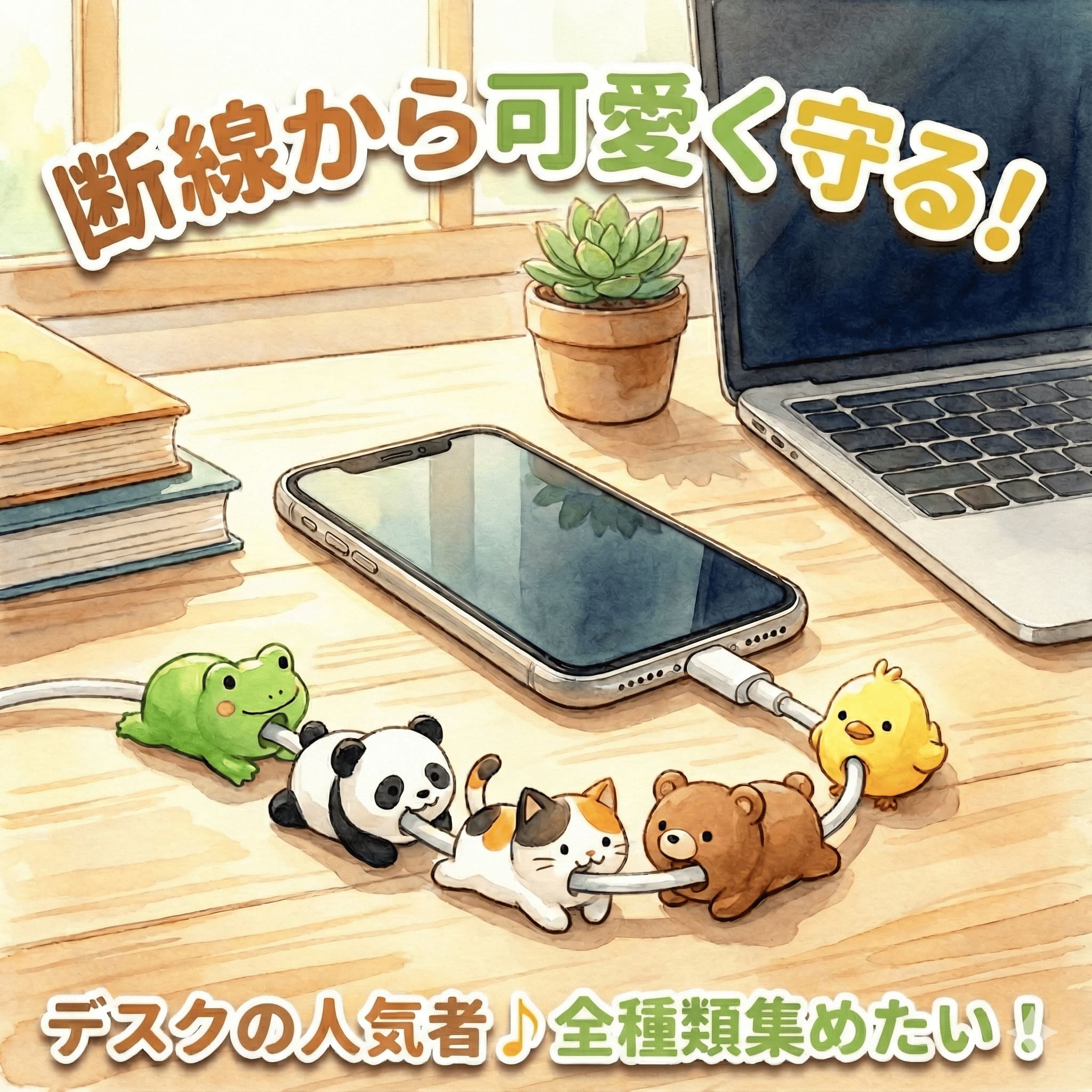 ガブッと噛む断線カバー