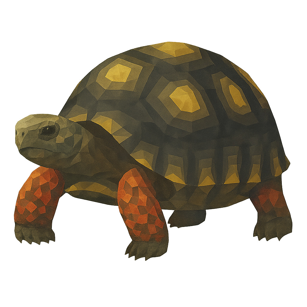 アカアシリクガメ